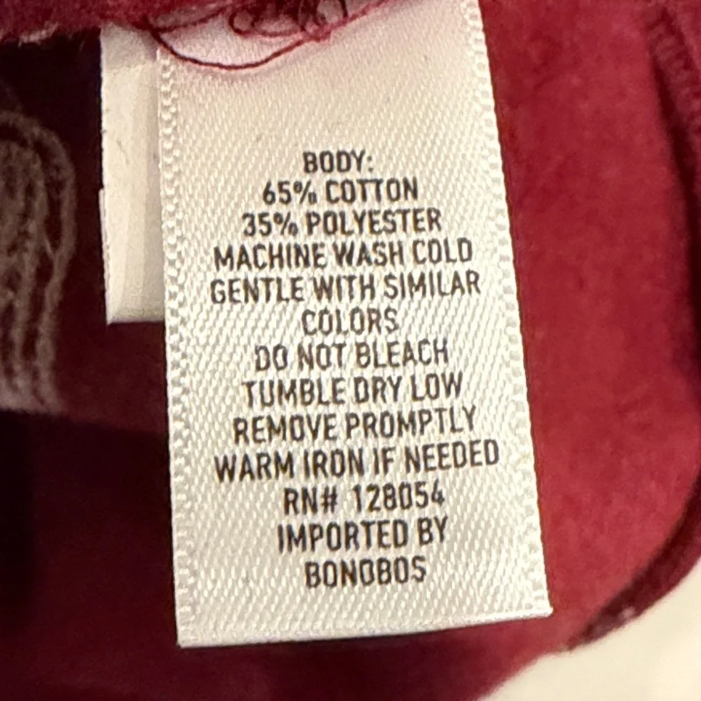 Bonobos Men's Maroon Sweater with Playful Motif - Picture 4 of 5